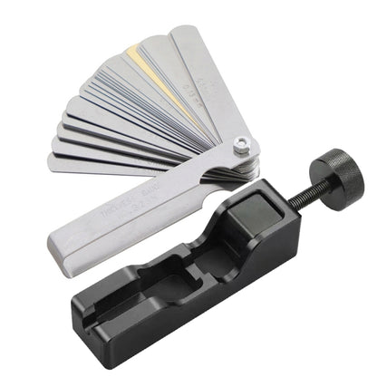 Car Universal Spark Plug Gap Tool with Feeler Gauge for Most 10mm 12mm 14mm 16mm Spark Plugs, with Feeler Gauge (Black)