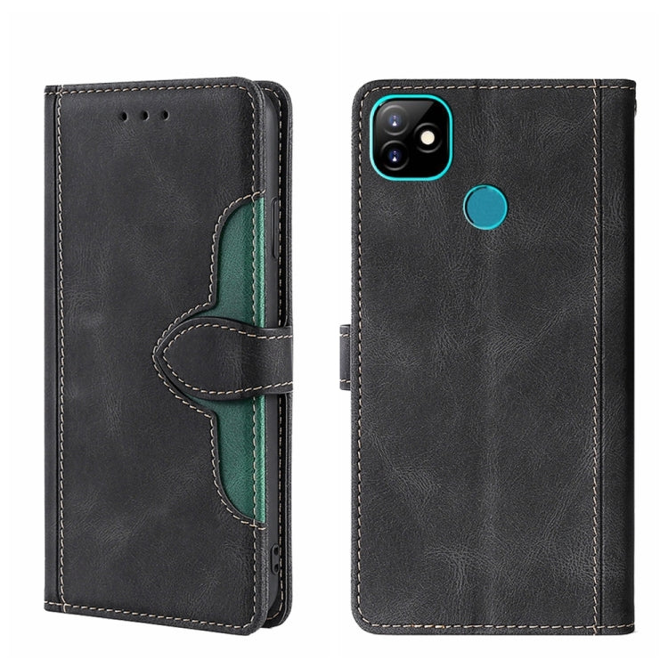 Skin Feel Straw Hat Magnetic Buckle Leather Phone Case, For Itel Vision 1, For Fujitsu Arrows WE F-51B, For Fujitsu Arrow Be4 Plus F-41B, For ZTE Blade L210, For ZTE Axon 30 Pro 5G, For ZTE Libero 5G, For Infinix Hot 8 / Hot 8 Lite X650 X650B          ...