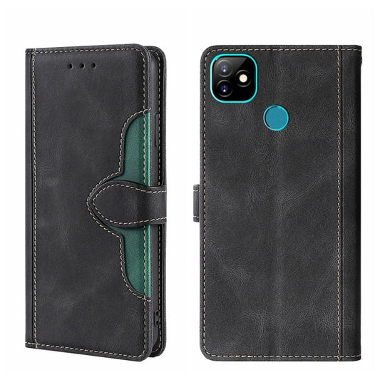Skin Feel Straw Hat Magnetic Buckle Leather Phone Case, For Itel Vision 1, For Fujitsu Arrows WE F-51B, For Fujitsu Arrow Be4 Plus F-41B, For ZTE Blade L210, For ZTE Axon 30 Pro 5G, For ZTE Libero 5G, For Infinix Hot 8 / Hot 8 Lite X650 X650B          ...