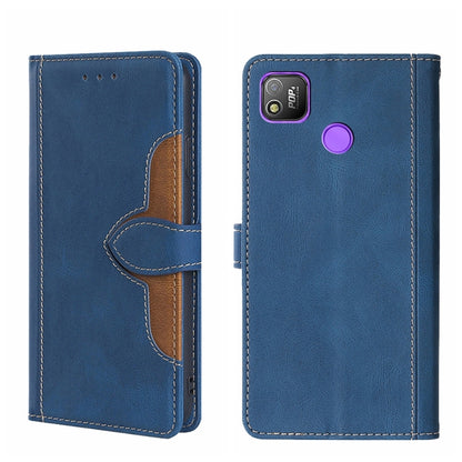 Skin Feel Straw Hat Magnetic Buckle Leather Phone Case, For Itel Vision 1, For Fujitsu Arrows WE F-51B, For Fujitsu Arrow Be4 Plus F-41B, For ZTE Blade L210, For ZTE Axon 30 Pro 5G, For ZTE Libero 5G, For Infinix Hot 8 / Hot 8 Lite X650 X650B          ...