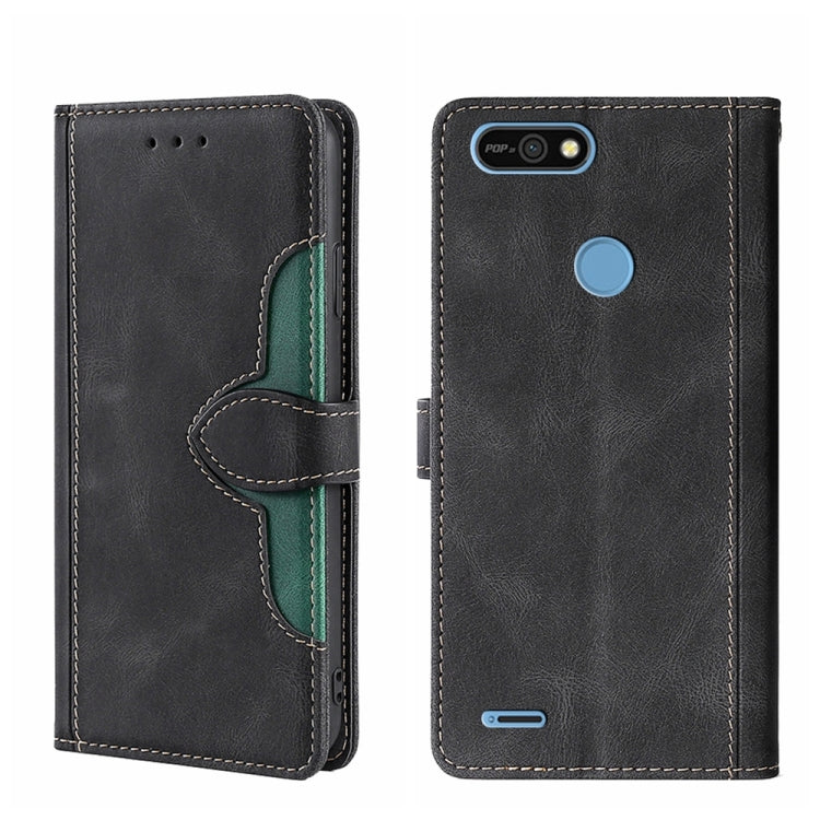 Skin Feel Straw Hat Magnetic Buckle Leather Phone Case, For Itel Vision 1, For Fujitsu Arrows WE F-51B, For Fujitsu Arrow Be4 Plus F-41B, For ZTE Blade L210, For ZTE Axon 30 Pro 5G, For ZTE Libero 5G, For Infinix Hot 8 / Hot 8 Lite X650 X650B          ...