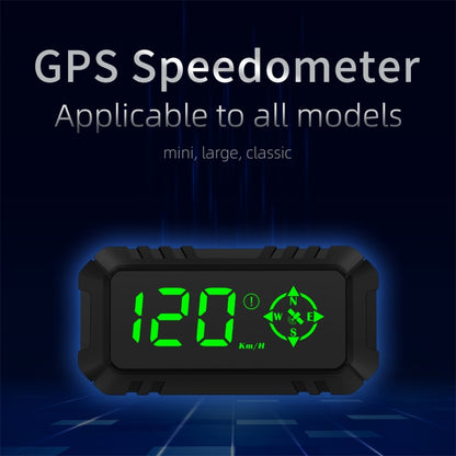 G7 GPS HUD Display Speedometer Digital Car Head-Up Display Over-speed Alarm, G7
