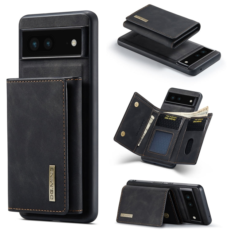 DG.MING M1 Series 3-Fold Multi Card Wallet + Magnetic Phone Case, For OnePlus 12, For OnePlus Ace/10R, For OnePlus 10 Pro, For OnePlus Nord N20 5G, For Google Pixel 7 Pro 5G, For Google Pixel 7 5G, For Google Pixel 6A