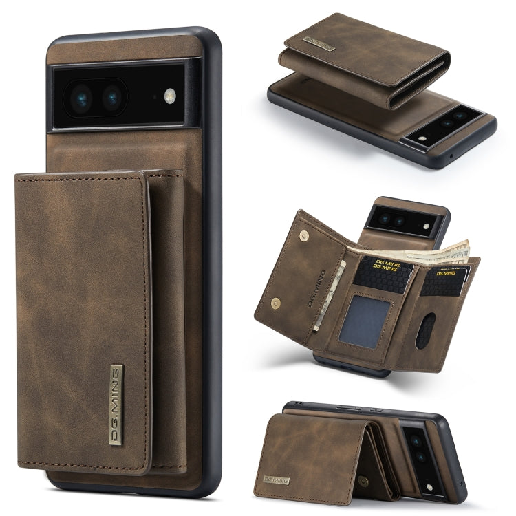 DG.MING M1 Series 3-Fold Multi Card Wallet + Magnetic Phone Case, For OnePlus 12, For OnePlus Ace/10R, For OnePlus 10 Pro, For OnePlus Nord N20 5G, For Google Pixel 7 Pro 5G, For Google Pixel 7 5G, For Google Pixel 6A