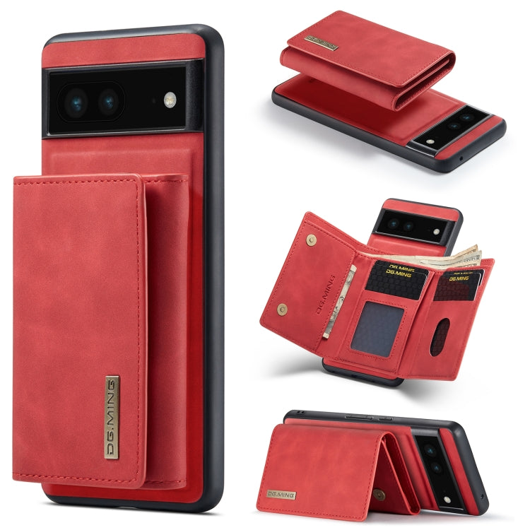 DG.MING M1 Series 3-Fold Multi Card Wallet + Magnetic Phone Case, For OnePlus 12, For OnePlus Ace/10R, For OnePlus 10 Pro, For OnePlus Nord N20 5G, For Google Pixel 7 Pro 5G, For Google Pixel 7 5G, For Google Pixel 6A