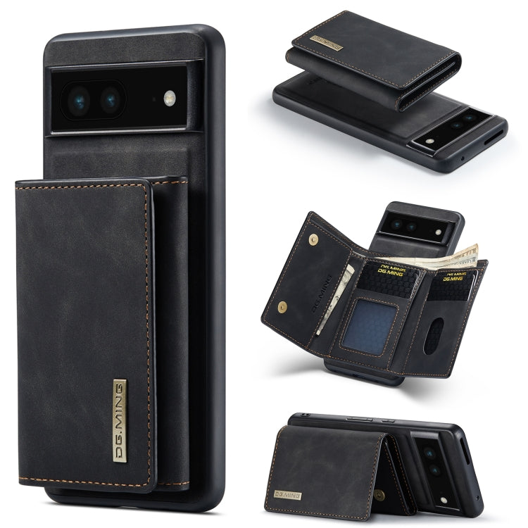 DG.MING M1 Series 3-Fold Multi Card Wallet + Magnetic Phone Case, For OnePlus 12, For OnePlus Ace/10R, For OnePlus 10 Pro, For OnePlus Nord N20 5G, For Google Pixel 7 Pro 5G, For Google Pixel 7 5G, For Google Pixel 6A