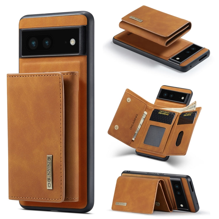 DG.MING M1 Series 3-Fold Multi Card Wallet + Magnetic Phone Case, For OnePlus 12, For OnePlus Ace/10R, For OnePlus 10 Pro, For OnePlus Nord N20 5G, For Google Pixel 7 Pro 5G, For Google Pixel 7 5G, For Google Pixel 6A