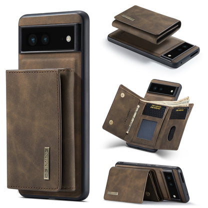 DG.MING M1 Series 3-Fold Multi Card Wallet + Magnetic Phone Case, For OnePlus 12, For OnePlus Ace/10R, For OnePlus 10 Pro, For OnePlus Nord N20 5G, For Google Pixel 7 Pro 5G, For Google Pixel 7 5G, For Google Pixel 6A