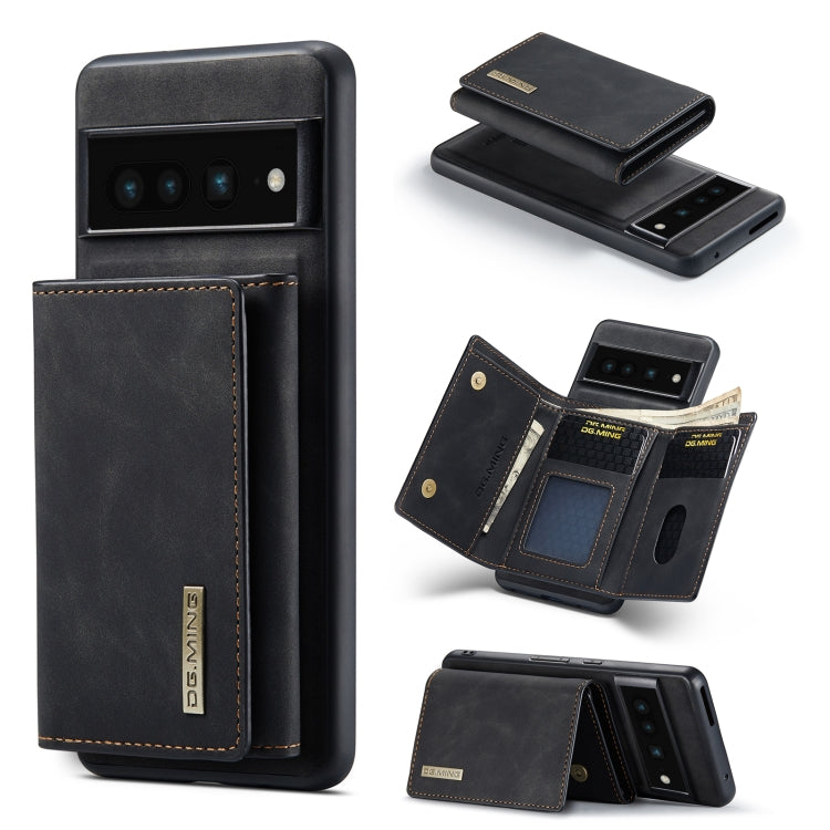 DG.MING M1 Series 3-Fold Multi Card Wallet + Magnetic Phone Case, For OnePlus 12, For OnePlus Ace/10R, For OnePlus 10 Pro, For OnePlus Nord N20 5G, For Google Pixel 7 Pro 5G, For Google Pixel 7 5G, For Google Pixel 6A