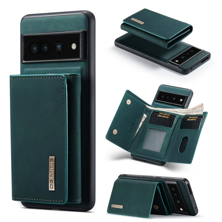 DG.MING M1 Series 3-Fold Multi Card Wallet + Magnetic Phone Case, For OnePlus 12, For OnePlus Ace/10R, For OnePlus 10 Pro, For OnePlus Nord N20 5G, For Google Pixel 7 Pro 5G, For Google Pixel 7 5G, For Google Pixel 6A
