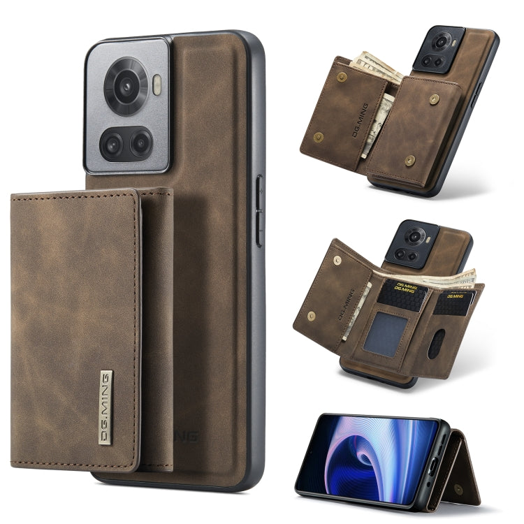 DG.MING M1 Series 3-Fold Multi Card Wallet + Magnetic Phone Case, For OnePlus 12, For OnePlus Ace/10R, For OnePlus 10 Pro, For OnePlus Nord N20 5G, For Google Pixel 7 Pro 5G, For Google Pixel 7 5G, For Google Pixel 6A