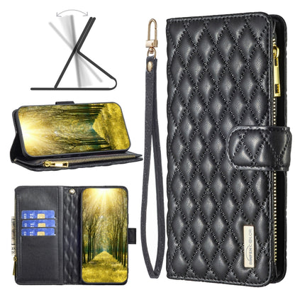 Diamond Lattice Zipper Wallet Leather Flip Phone Case, For OPPO A7, For OPPO A15, For OPPO A36 4G/A96 4G/A76 4G/Realme 9i, For OPPO A54 4G / A55 5G / A16, For OPPO A72 / A52 / A92, For OPPO A74 4G / F19 4G, For OPPO A74 5G / A93 5G / A54 5G            ...
