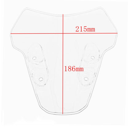 Motorcycle Airflow Deflector Windshield for Yamaha MT-07 2021, for Yamaha MT-07 2021-Black, for Yamaha MT-07 2021-Transparent