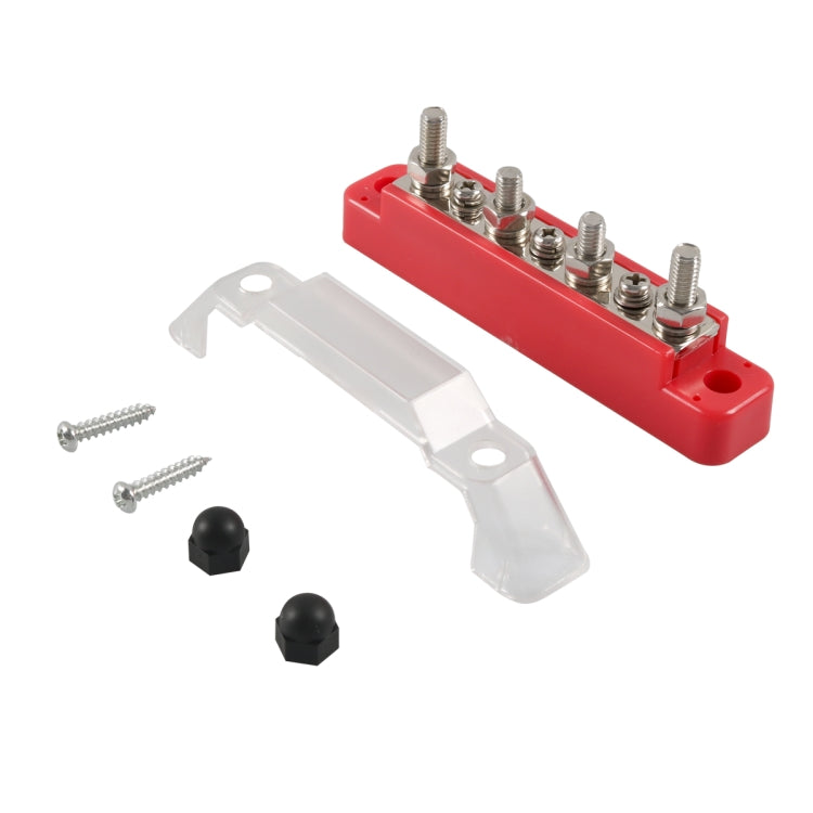 1 Pair 7 Way Power Distribution Block Terminal Studs with 4 Fixing Screws, A7472