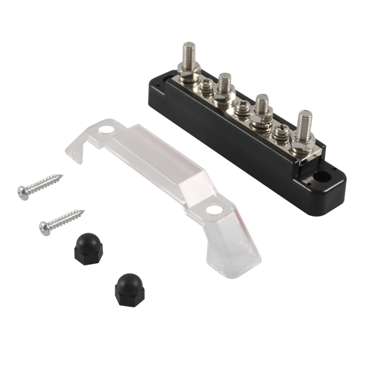 1 Pair 7 Way Power Distribution Block Terminal Studs with 4 Fixing Screws, A7472