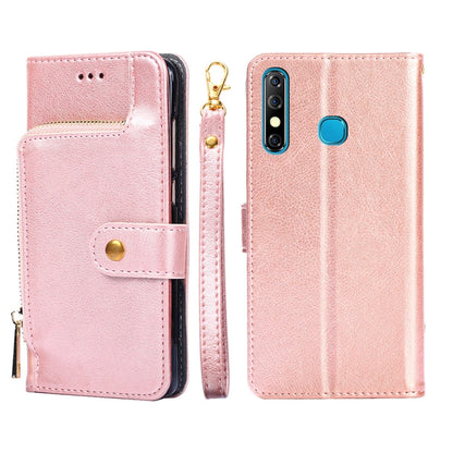 Zipper Bag Leather Phone Case, For Infinix Hot 8/Hot 8 Lite/X650/X650B/Tecon Camon 12, For Infinix Hot 9/Note 7 Lite/X655C, For Infinix Hot 10 Lite/Smart 5, For Infinix Smart 4/X653, For Infinix Smart HD 2021/X612, For Itel A48, For Itel Vision 1      ...