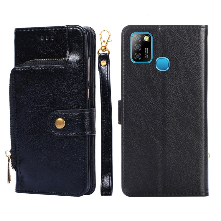 Zipper Bag Leather Phone Case, For Infinix Hot 8/Hot 8 Lite/X650/X650B/Tecon Camon 12, For Infinix Hot 9/Note 7 Lite/X655C, For Infinix Hot 10 Lite/Smart 5, For Infinix Smart 4/X653, For Infinix Smart HD 2021/X612, For Itel A48, For Itel Vision 1      ...