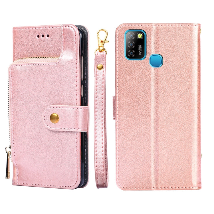Zipper Bag Leather Phone Case, For Infinix Hot 8/Hot 8 Lite/X650/X650B/Tecon Camon 12, For Infinix Hot 9/Note 7 Lite/X655C, For Infinix Hot 10 Lite/Smart 5, For Infinix Smart 4/X653, For Infinix Smart HD 2021/X612, For Itel A48, For Itel Vision 1      ...