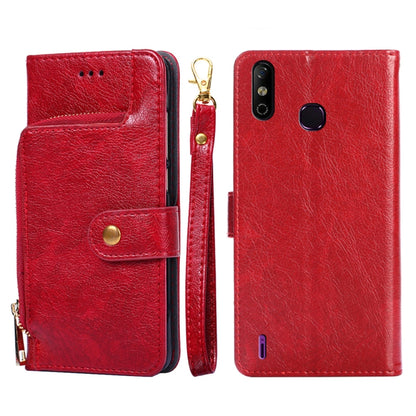 Zipper Bag Leather Phone Case, For Infinix Hot 8/Hot 8 Lite/X650/X650B/Tecon Camon 12, For Infinix Hot 9/Note 7 Lite/X655C, For Infinix Hot 10 Lite/Smart 5, For Infinix Smart 4/X653, For Infinix Smart HD 2021/X612, For Itel A48, For Itel Vision 1      ...