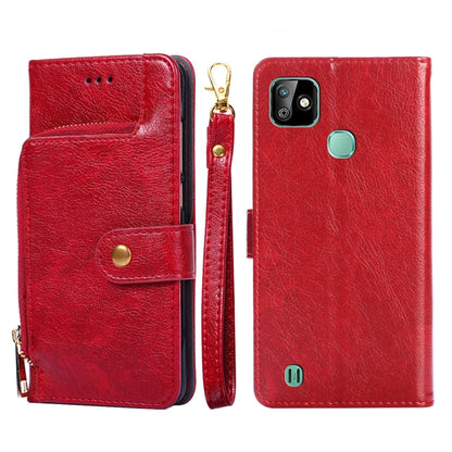 Zipper Bag Leather Phone Case, For Infinix Hot 8/Hot 8 Lite/X650/X650B/Tecon Camon 12, For Infinix Hot 9/Note 7 Lite/X655C, For Infinix Hot 10 Lite/Smart 5, For Infinix Smart 4/X653, For Infinix Smart HD 2021/X612, For Itel A48, For Itel Vision 1      ...