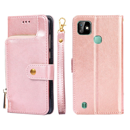Zipper Bag Leather Phone Case, For Infinix Hot 8/Hot 8 Lite/X650/X650B/Tecon Camon 12, For Infinix Hot 9/Note 7 Lite/X655C, For Infinix Hot 10 Lite/Smart 5, For Infinix Smart 4/X653, For Infinix Smart HD 2021/X612, For Itel A48, For Itel Vision 1      ...