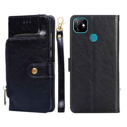 Zipper Bag Leather Phone Case, For Infinix Hot 8/Hot 8 Lite/X650/X650B/Tecon Camon 12, For Infinix Hot 9/Note 7 Lite/X655C, For Infinix Hot 10 Lite/Smart 5, For Infinix Smart 4/X653, For Infinix Smart HD 2021/X612, For Itel A48, For Itel Vision 1      ...