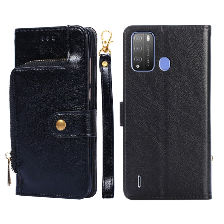 Zipper Bag Leather Phone Case, For Infinix Hot 8/Hot 8 Lite/X650/X650B/Tecon Camon 12, For Infinix Hot 9/Note 7 Lite/X655C, For Infinix Hot 10 Lite/Smart 5, For Infinix Smart 4/X653, For Infinix Smart HD 2021/X612, For Itel A48, For Itel Vision 1      ...