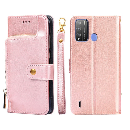 Zipper Bag Leather Phone Case, For Infinix Hot 8/Hot 8 Lite/X650/X650B/Tecon Camon 12, For Infinix Hot 9/Note 7 Lite/X655C, For Infinix Hot 10 Lite/Smart 5, For Infinix Smart 4/X653, For Infinix Smart HD 2021/X612, For Itel A48, For Itel Vision 1      ...