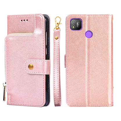 Zipper Bag Leather Phone Case, For Infinix Hot 8/Hot 8 Lite/X650/X650B/Tecon Camon 12, For Infinix Hot 9/Note 7 Lite/X655C, For Infinix Hot 10 Lite/Smart 5, For Infinix Smart 4/X653, For Infinix Smart HD 2021/X612, For Itel A48, For Itel Vision 1      ...