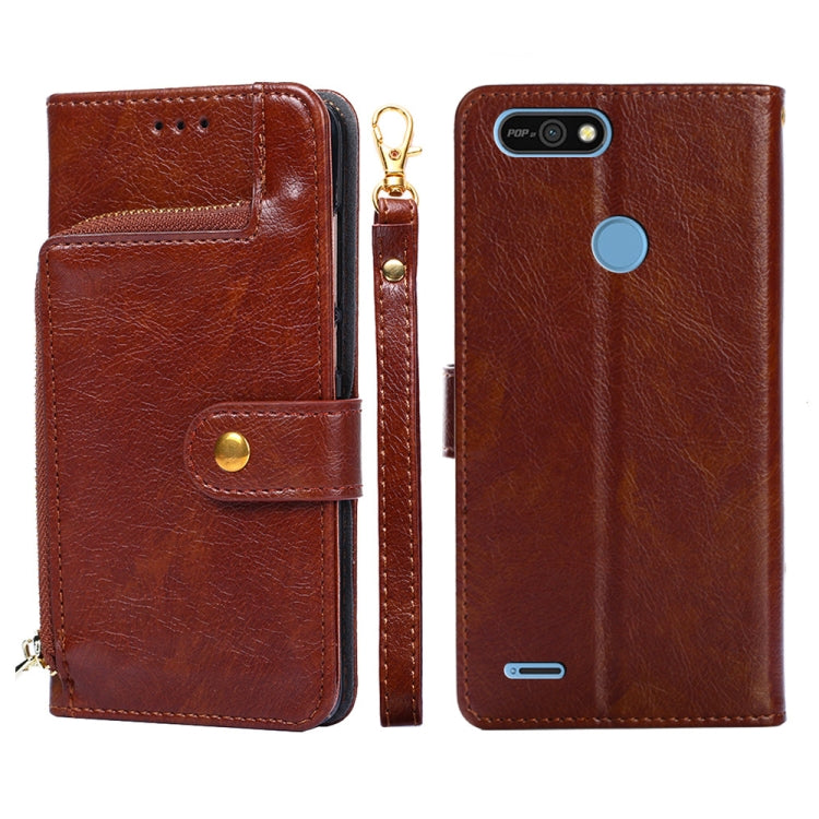 Zipper Bag Leather Phone Case, For Infinix Hot 8/Hot 8 Lite/X650/X650B/Tecon Camon 12, For Infinix Hot 9/Note 7 Lite/X655C, For Infinix Hot 10 Lite/Smart 5, For Infinix Smart 4/X653, For Infinix Smart HD 2021/X612, For Itel A48, For Itel Vision 1      ...