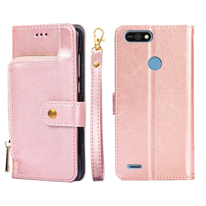 Zipper Bag Leather Phone Case, For Infinix Hot 8/Hot 8 Lite/X650/X650B/Tecon Camon 12, For Infinix Hot 9/Note 7 Lite/X655C, For Infinix Hot 10 Lite/Smart 5, For Infinix Smart 4/X653, For Infinix Smart HD 2021/X612, For Itel A48, For Itel Vision 1      ...