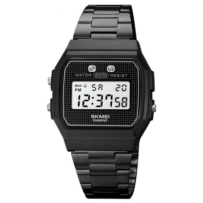 SKMEI 1952 Montre Électronique Étanchéité Boîtier ABS Miroir Résine