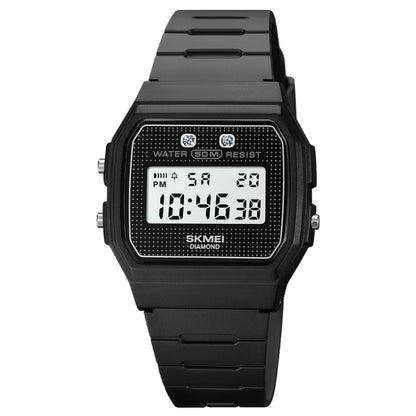 SKMEI 1952 Montre Électronique Étanchéité Boîtier ABS Miroir Résine