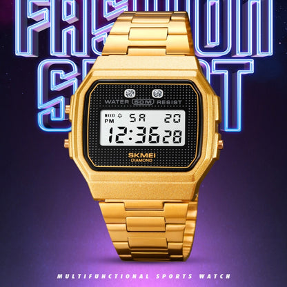 SKMEI 1952 Montre Électronique Étanchéité Boîtier ABS Miroir Résine