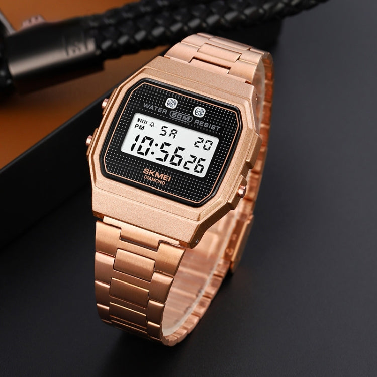 SKMEI 1952 Montre Électronique Étanchéité Boîtier ABS Miroir Résine