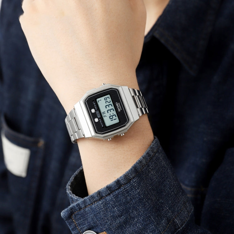 SKMEI 1952 Montre Électronique Étanchéité Boîtier ABS Miroir Résine