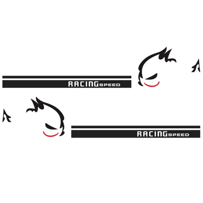 2 PCS/Set D-49 Evil Rabbit Pattern Car Modified Decorative Sticker, Evil Rabbit Pattern