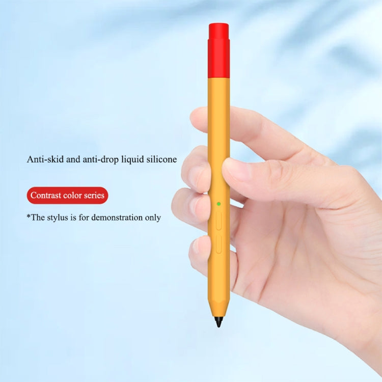 Contrasting Color Series Liquid Silicone Protective Case, For Lenovo Xiaoxin