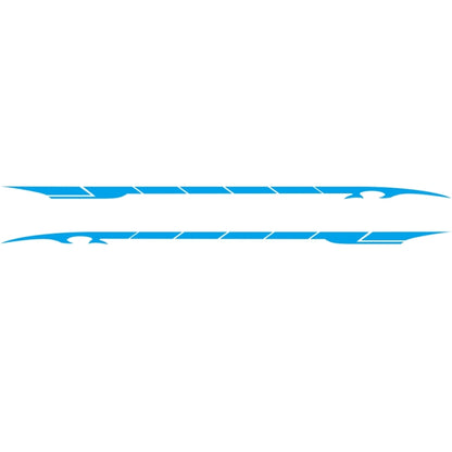 2 PCS/Set D-178 Waistline Pattern Car Modified Decorative Sticker, D-178