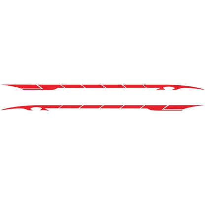 2 PCS/Set D-178 Waistline Pattern Car Modified Decorative Sticker, D-178