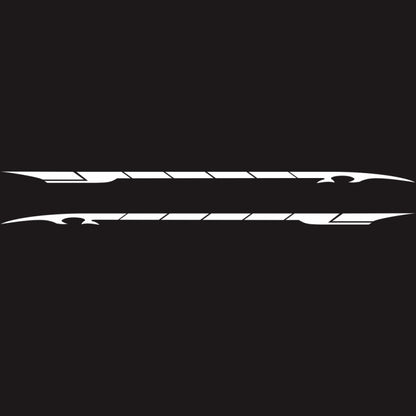 2 PCS/Set D-178 Waistline Pattern Car Modified Decorative Sticker, D-178
