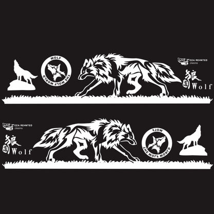 2 PCS/Set D-180 Wolf Totem Pattern Car Modified Decorative Sticker, D-180