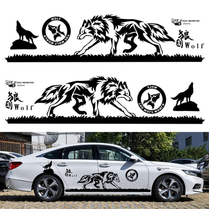 2 PCS/Set D-180 Wolf Totem Pattern Car Modified Decorative Sticker, D-180
