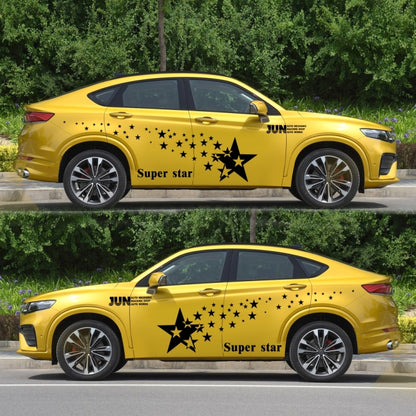 2 PCS/Set D-207 Star Pattern Car Modified Decorative Sticker, D-207