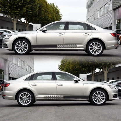 2 PCS/Set D-282 Waistline Pattern Car Modified Decorative Sticker, D-282
