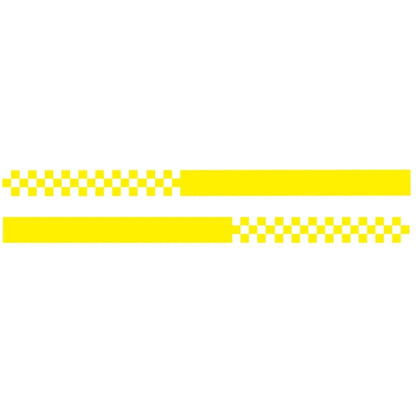 2 PCS/Set D-282 Waistline Pattern Car Modified Decorative Sticker, D-282