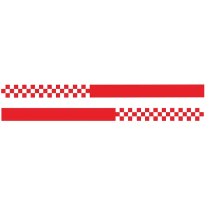 2 PCS/Set D-282 Waistline Pattern Car Modified Decorative Sticker, D-282