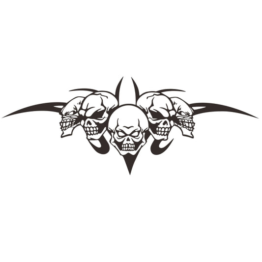 D-299 Skull Pattern Car Modified Hood Decorative Sticker, D-299