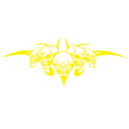 D-299 Skull Pattern Car Modified Hood Decorative Sticker, D-299