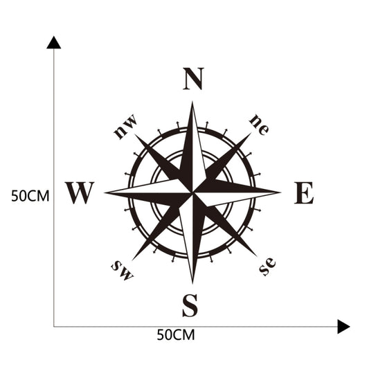 D-366 Compass Pattern Car Modified Decorative Sticker, D-366